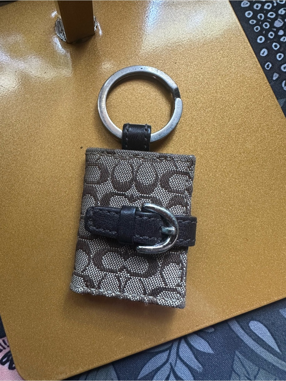 Coach Picture Frame Keychain